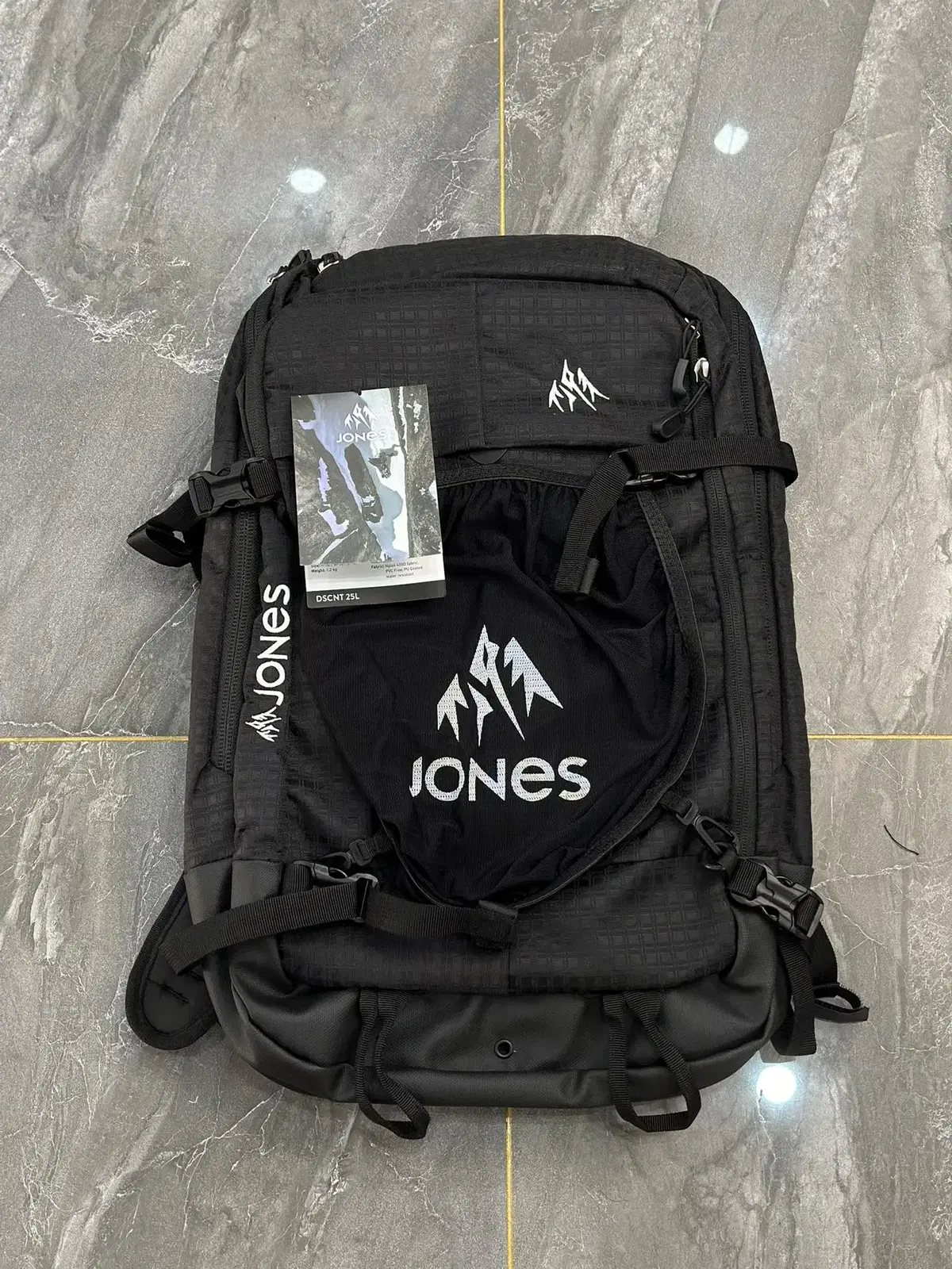 Jones 존스 스키 등산 가방 백팩 25L 블랙